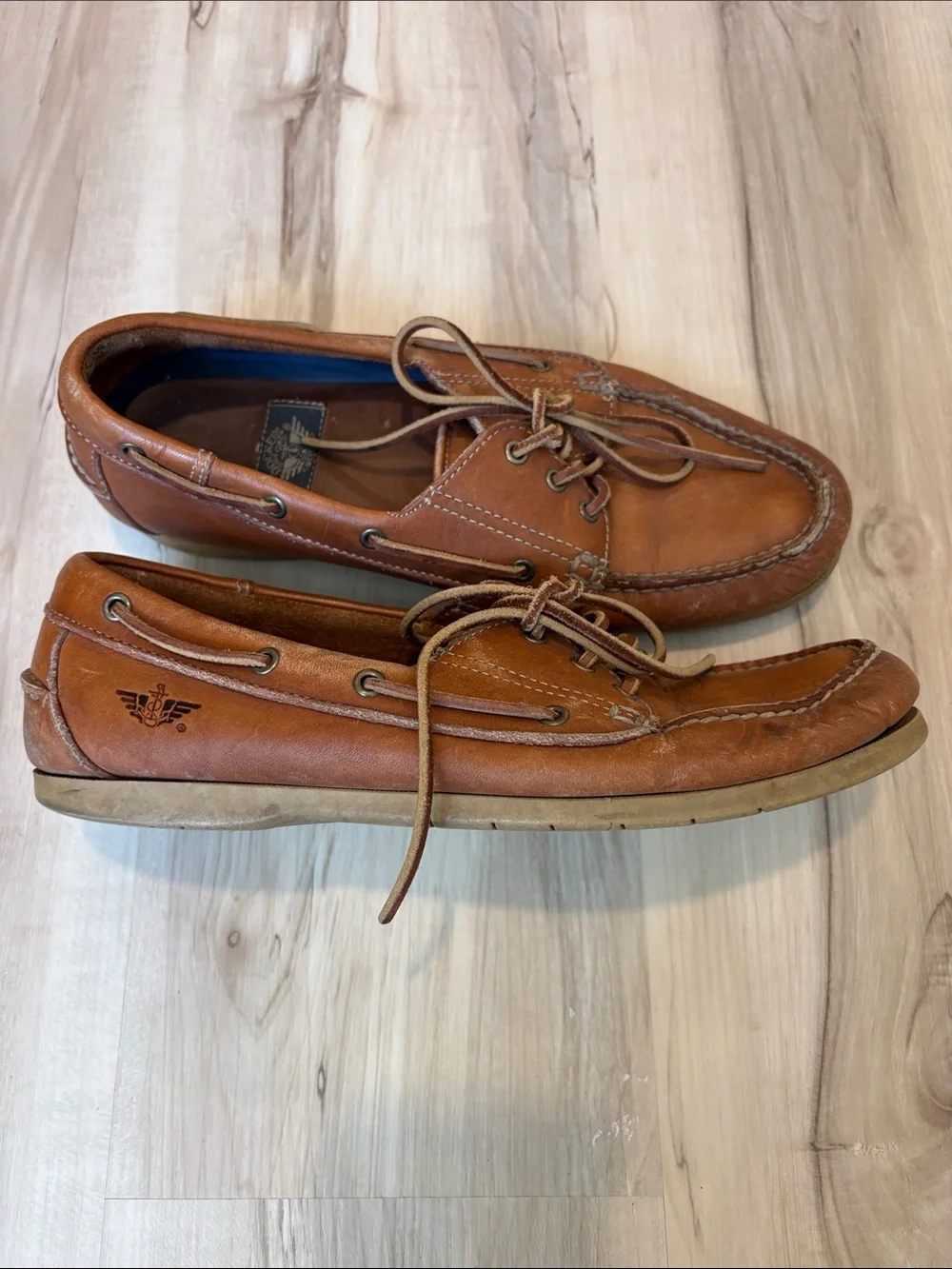 Classic Brown Leather Boat Shoes